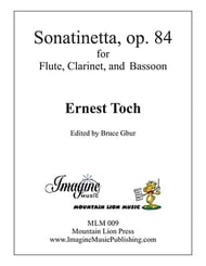 Sonatinetta Op 84 Trio for Flute, Clarinet, and Bassoon cover Thumbnail